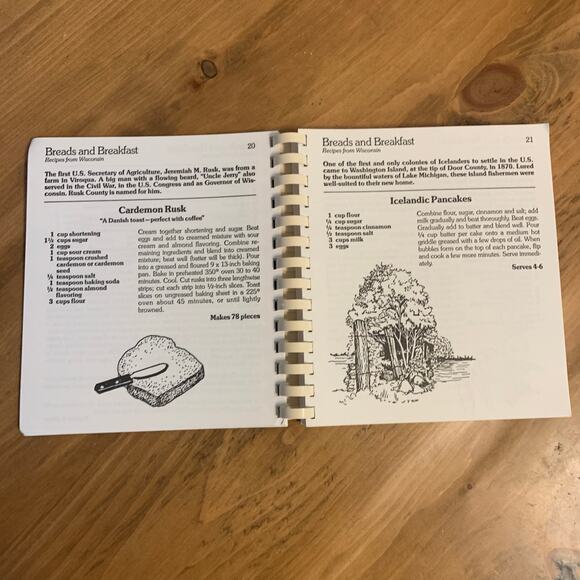 From Wisconsin: More Than a Cookbook Laurie & Debra Gluesing Plastic Comb 1991 - Picture 10 of 16